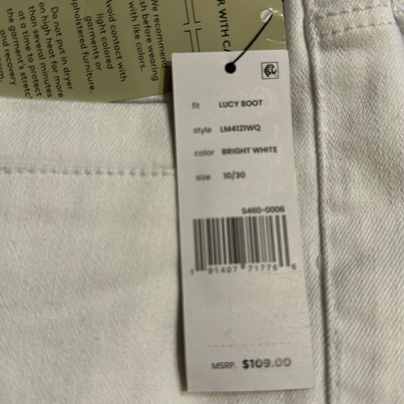 NWT LIVERPOOL LOS ANGELES LUCY BOOTCUT - BRIGHT WHITE - Picture 12 of 16